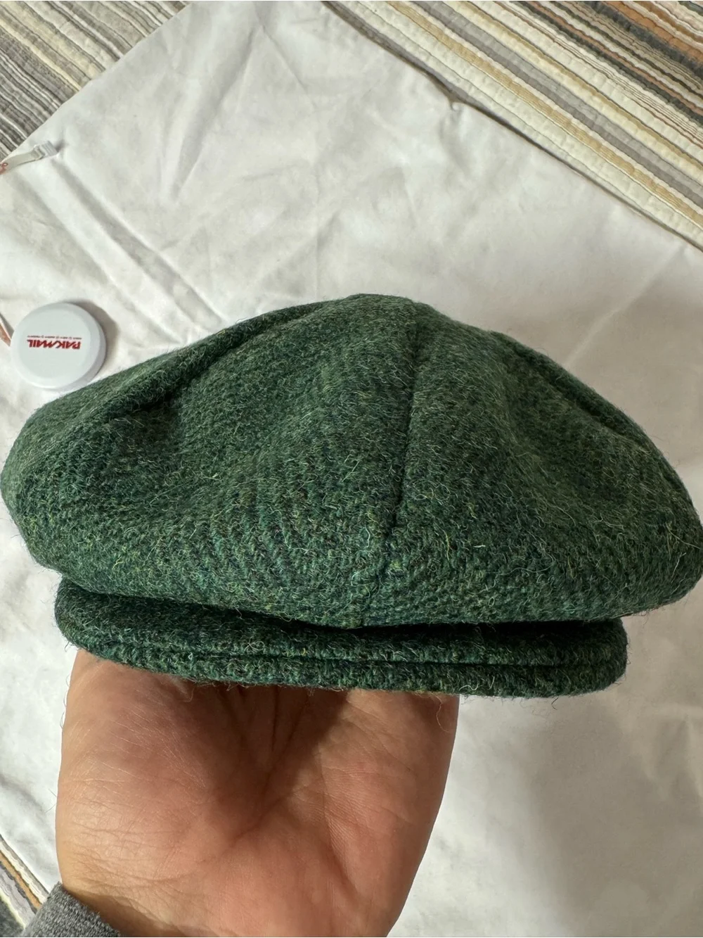 Green Wool Driver Cap - Classic Men's Hat
